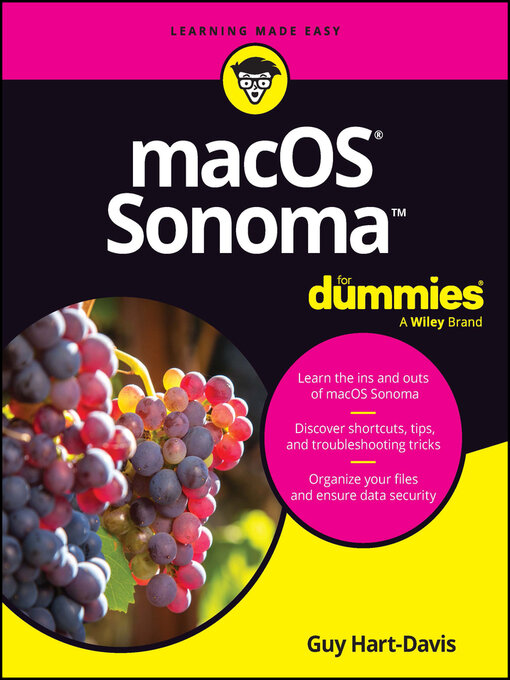 Title details for macOS Sonoma For Dummies by Guy Hart-Davis - Wait list